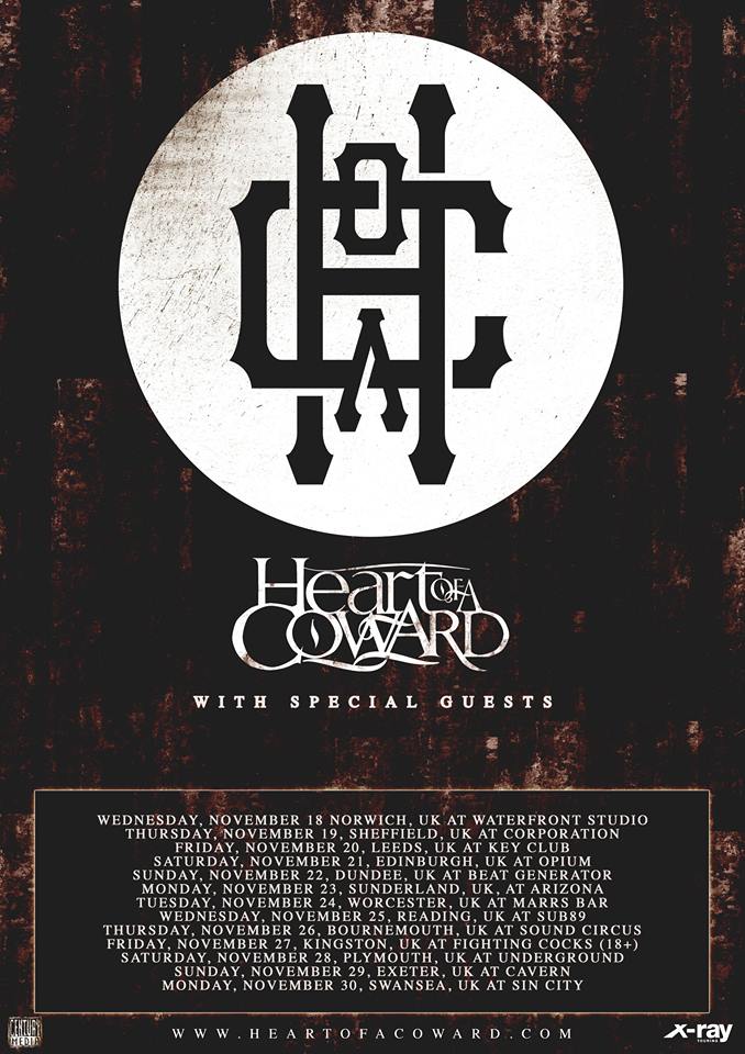 Heart Of A Coward UK Tour