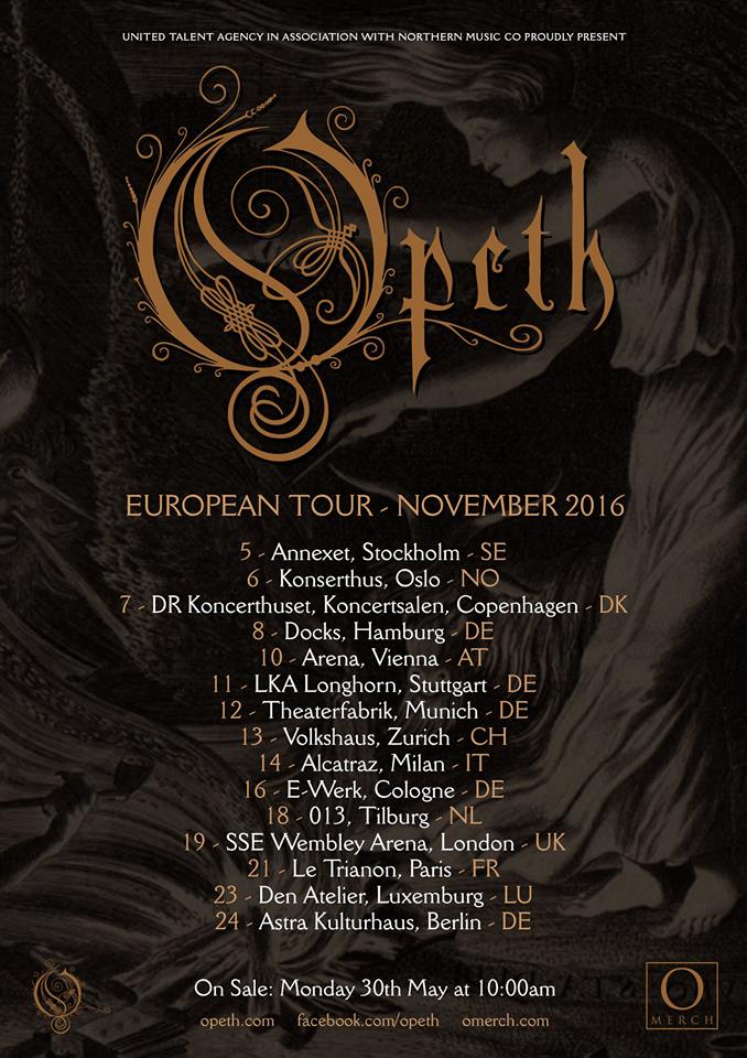 OPeth European Tour