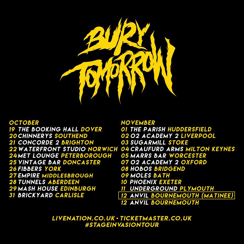 Bury Tomorrow - UK Tour