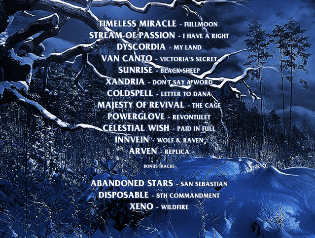 Track list – A Tribute to Sonata Arctica
