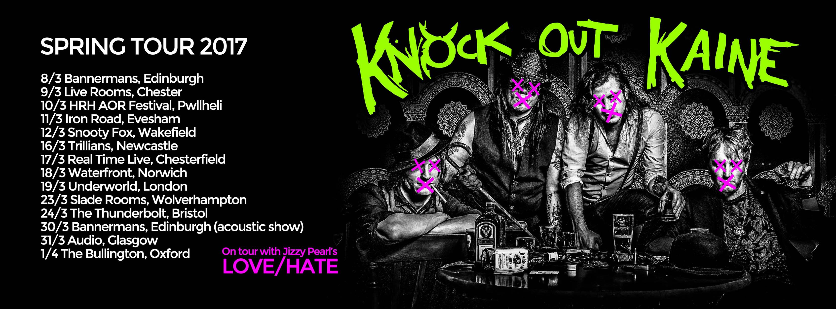 Knock Out Kaine Spring Tour 2017