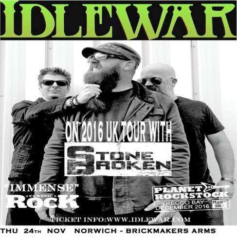 Idlewar tour poster
