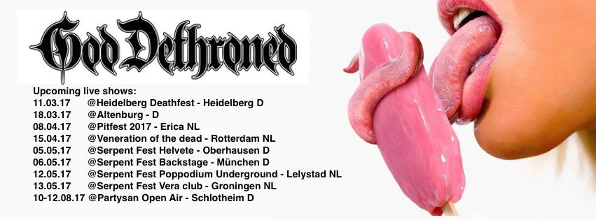 God Dethroned tour dates