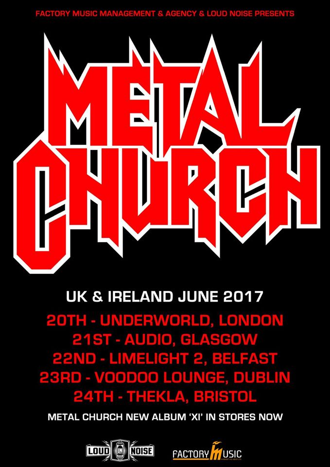 Metal Church tour dates UK