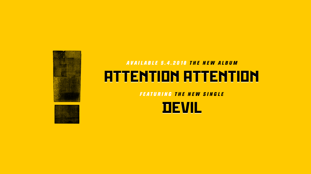 Shinedown – Attention, Attention banner