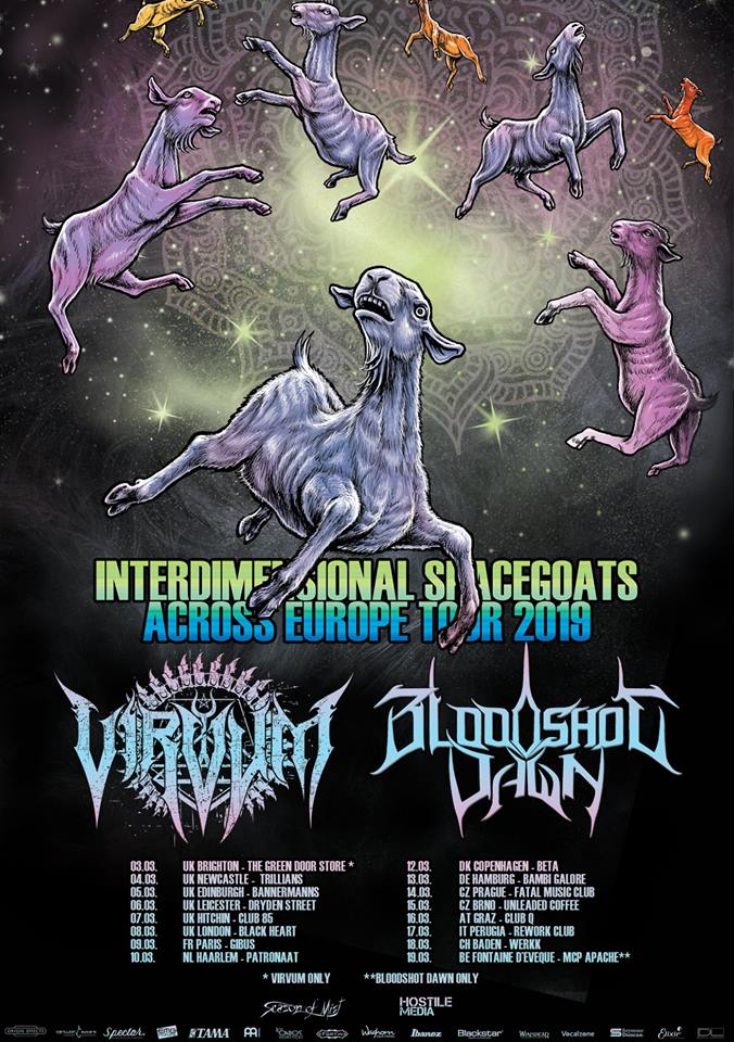 Virvum + Bloodshot Dawn tour